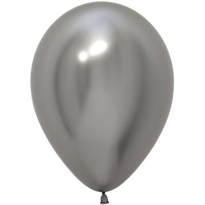 Шар (12"/30 см) Хром Рефлекс Серебро (981) Хром 50 шт  SEMPERTEX 21131053 - фото 1502
