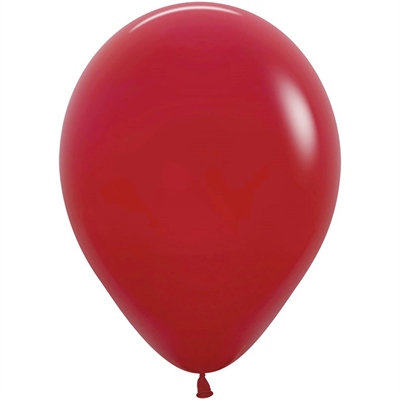 Шар (12"/30 см) Пастель Королевский красный (016) 50 шт SEMPERTEX 88039904 - фото 1566