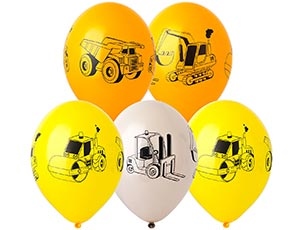 Шар (14"/36 см) Шелкография Пастель Тяжелая техника 25шт BELBAL 88032189 - фото 1599