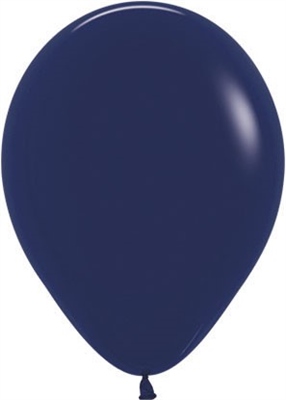 Шар (12"/30 см) Пастель Темно-синий / Navy Blue 5 шт/уп  SEMPERTEX 88049268 - фото 1624