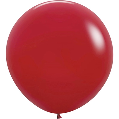Шар (24"/61 см) Пастель Королевский красный (016) 3шт Sempertex 88039907 - фото 1752
