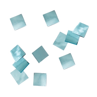 Конфетти "Квадраты Нежно-голубые" фольгированные 1 см / 250 г / 88049518