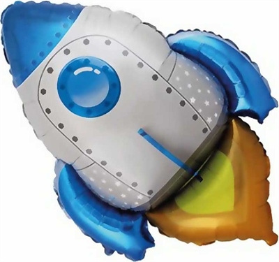 И 30 Ракета синяя / ROCKET BLUE / 1 шт /, Фольгированный шар 88049590 - фото 2732