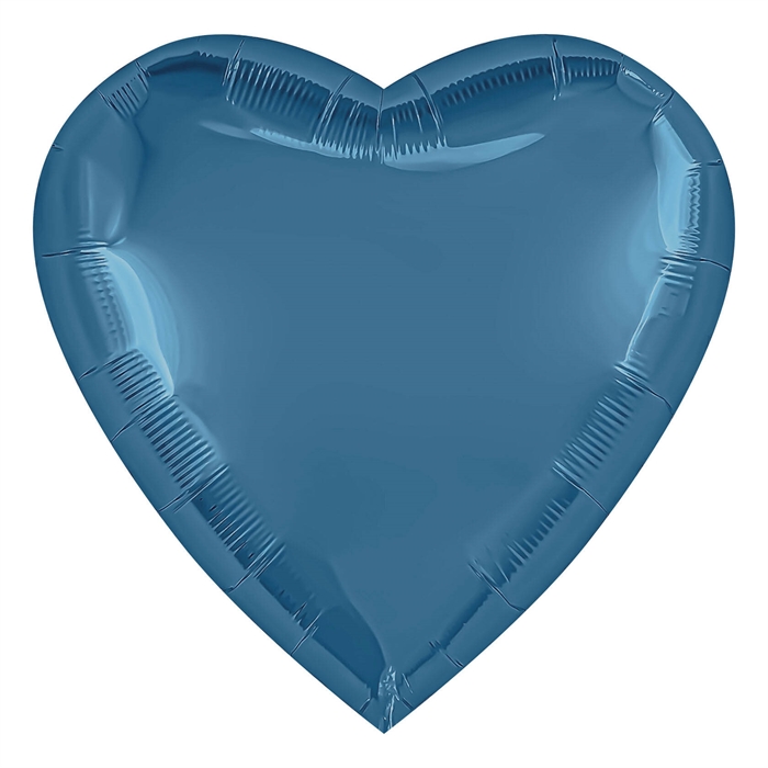 Шар Сердце 36» / Сизый Бохо / 88050019