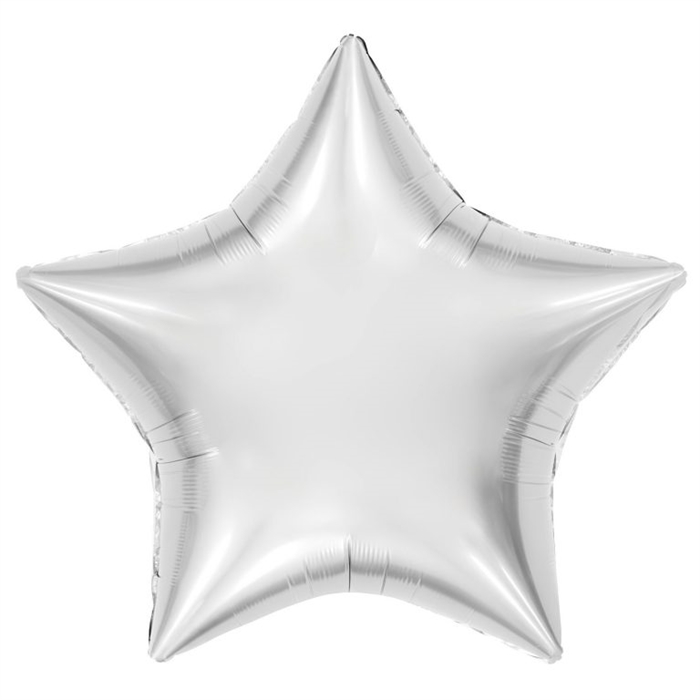 Шар Звезда 36″ / Белый блеск / инд.упаковка 88050032