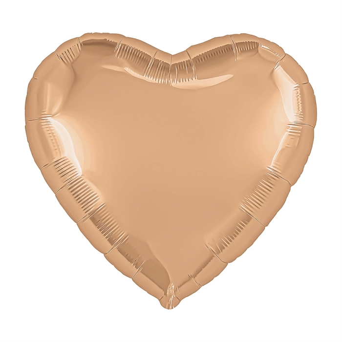 Шар Сердце 36» / Персиковый пух / 88050033