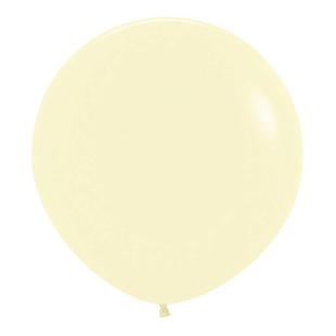Шар (24"/61 см) Макарунс Светло-жёлтый 10шт Sempertex 88050120