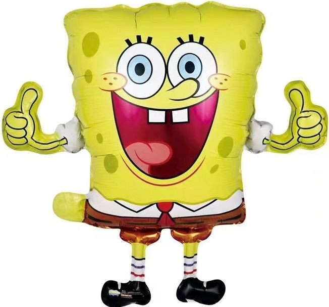 Шар (27''/69 см) Фигура, Весельчак Губка, 1 шт. в уп.,Китай 88050138