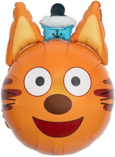 Аг (21''/53 см) Фигура, Голова, Три Кота, Коржик, 1 шт. Agura, РОССИЯ 88050170