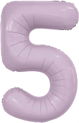 Шар (40''/102 см) Цифра Slim Орхидея №5  Agura 88031717 - фото 775