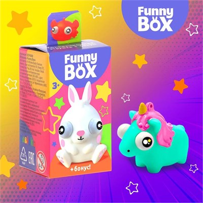 Набор для детей Funny Box "Зверюшки" Набор: карточка ,фигурка, лист наклеек   3574500 3574500 - фото 86