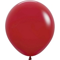 Шар (18"/46 см) Пастель Королевский красный (016) 5 шт/уп Sempertex 88043425