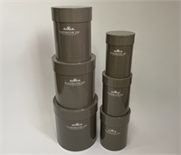 Набор коробок 22,5x24 см, 20x22 см, 16,5x21 см, 15x20 см, 12x18 см, 5 шт., стальной 88049926