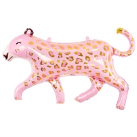 К 38 Гепард нежно-розовый / Cheetah Pink / 1 шт /, Фольгированный шар 88049616