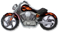 И 45 Байк (черный) / Custom moto / 1 шт /, Фольгированный шар 88049710