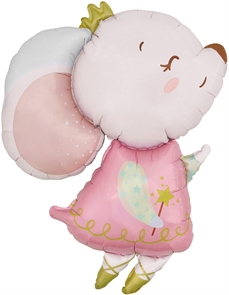 Шар (35''/89 см) Фигура, Мышка Принцесса, 1 шт. в уп.,Китай 88050133