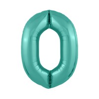 Шар (40''/102 см) Цифра Slim Бискайский зеленый №0  Agura 2139773