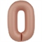Шар (40''/102 см) Цифра SLIM Винтажная роза №0  FM 88048927 - фото 1232