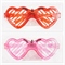 Светодиодные очки, Сердце, Розовый, 1 шт. 88049401 - фото 2323