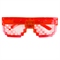 Светодиодные очки, Пиксели, Ассорти, 1 шт. 88049444 - фото 2344