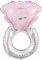 K 28 Кольцо с бриллиантом / Diamond ring / 1 шт /, Фольгированный шар 88049595 - фото 2524