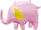 К 33 Слоник розовый / Elephant Pink / 1 шт /, Фольгированный шар 88049716 - фото 2535