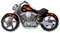 И 45 Байк (черный) / Custom moto / 1 шт /, Фольгированный шар 88049710 - фото 2722
