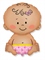 И 25 Малышка / Baby Pink / 1 шт /, Фольгированный шар 88049627 - фото 2726