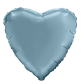 Шар Сердце 19′ / Мистик стальной синий 88050097