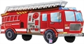 G (34''/86 см) Фигура, Пожарная машина, Красный, 1 шт. в уп., Италия 88050151