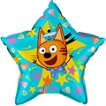 Шар (22''/56 см) Звезда, Три Кота, Коржик, 1 шт. в уп., Китай 88050207