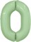 Шар (40''/102 см) Цифра Slim Олива №0  Agura 88031702 - фото 760