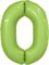 Шар (40''/102 см) Цифра Slim Фисташка Сатин №0  Agura 88026197 - фото 845